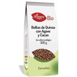 Bolitas de Quinoa con Ágave y Cacao eco 300 gr El Granero Integral