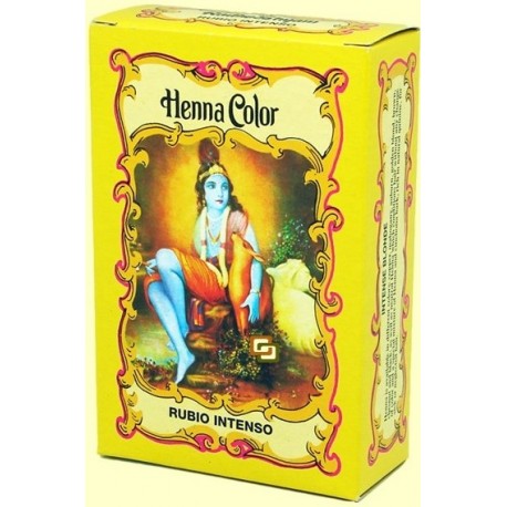 Henna Rubio Intenso polvo 100G  Radhe Shyam