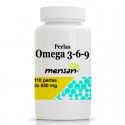 Perlas    de   Omega   3    6    9     110   perlas    de 650  mg   Mensan