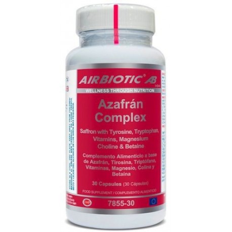 AZAFRÁN SAFFROM AB COMPLEX 30 CAPSULAS AIRBIOTIC AZAFRÁN SAFFROM AB COMPLEX 30 CAPSULAS AIRBIOTIC