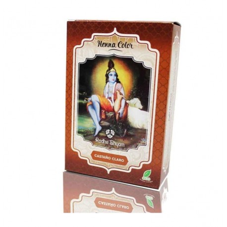 Henna castaño claro Radhe Shyam 100g Henna castaño claro Radhe Shyam 100g