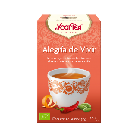 ALEGRÍA DE VIVIR 17 FILTROS YOGI TEA ALEGRÍA DE VIVIR 17 FILTROS YOGI TEA