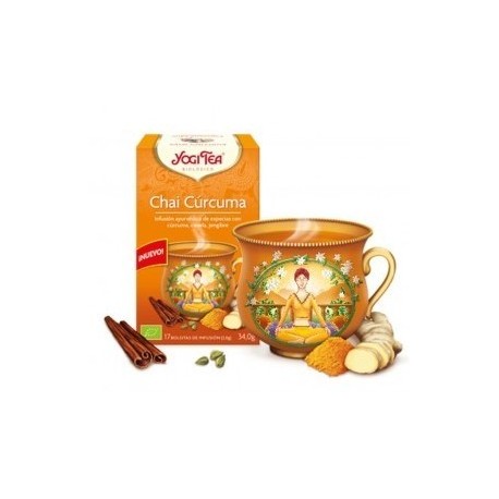 Yogi Tea Curcuma Chai 17 Bolsitas Yogi Tea Curcuma Chai 17 Bolsitas