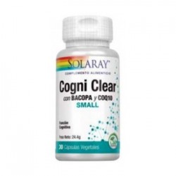COGNI CLEAR CON COQ10 SMALL 30 CÁPSULAS VEGETALES SOLARAY