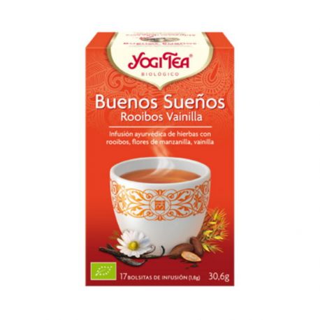 Yogi Tea Buenos Sueños Rooibos Vainilla 17Bolsitas