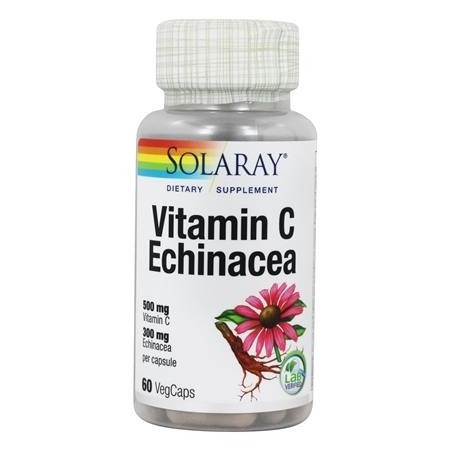 VITAMIN C ECHINACEA  60 CÁPSULAS SOLARAY