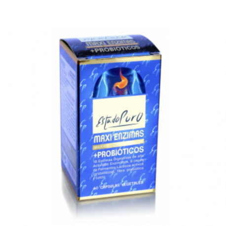 MAXI ENZIMAS + PROBIOTICOS 40 CAPSULAS VEGETALES ESTADO PURO TONGIL MAXI ENZIMAS + PROBIOTICOS 40 CAPSULAS VEGETALES ESTADO PURO TONGIL