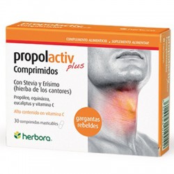 PROPOLACTIV PLUS 30 COMPRIMIDOS MASTICABLES HERBORA - 