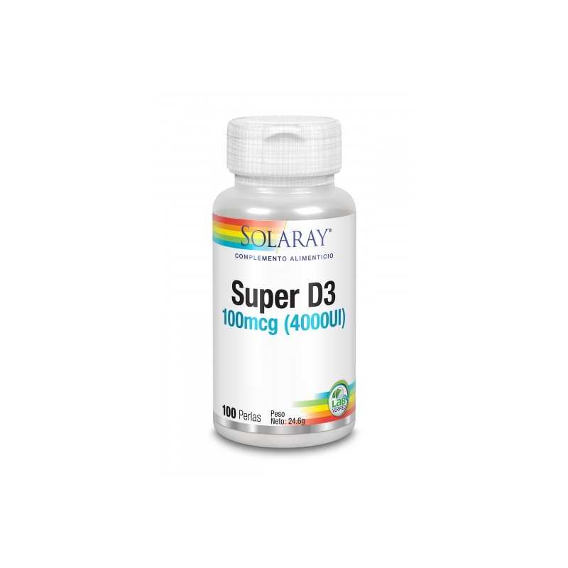 SUPER D3 4000 UI  100 PERLAS SOLARY - 