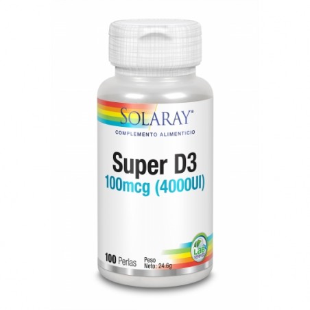 SUPER D3 4000 UI  100 PERLAS SOLARY - 