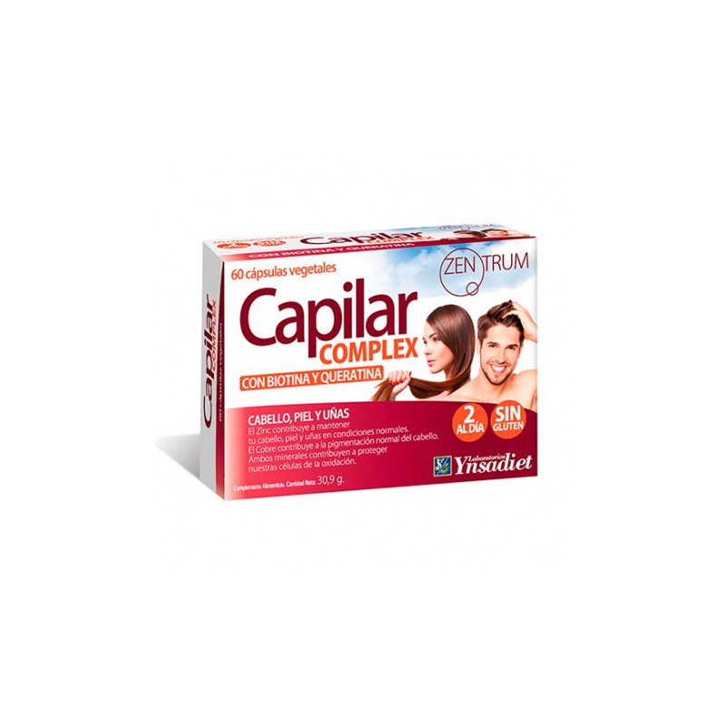 CAPILAR COMPLEX 60 CÁPSULAS ZEMTRUM - CAPILAR COMPLEX 60 CÁPSULAS ZEMTRUM -
