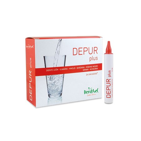 ¡OFERTA! DEPUR PLUS 24 AMPOLLAS X 10 ML HERDIBEL - 