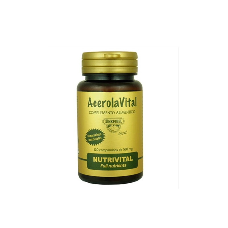 ¡OFERTA! ACEROLAVITAL 120 COMPRIMIDOS 580 MG HERDIBEL - 