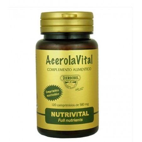 ¡OFERTA! ACEROLAVITAL 120 COMPRIMIDOS 580 MG HERDIBEL - 
