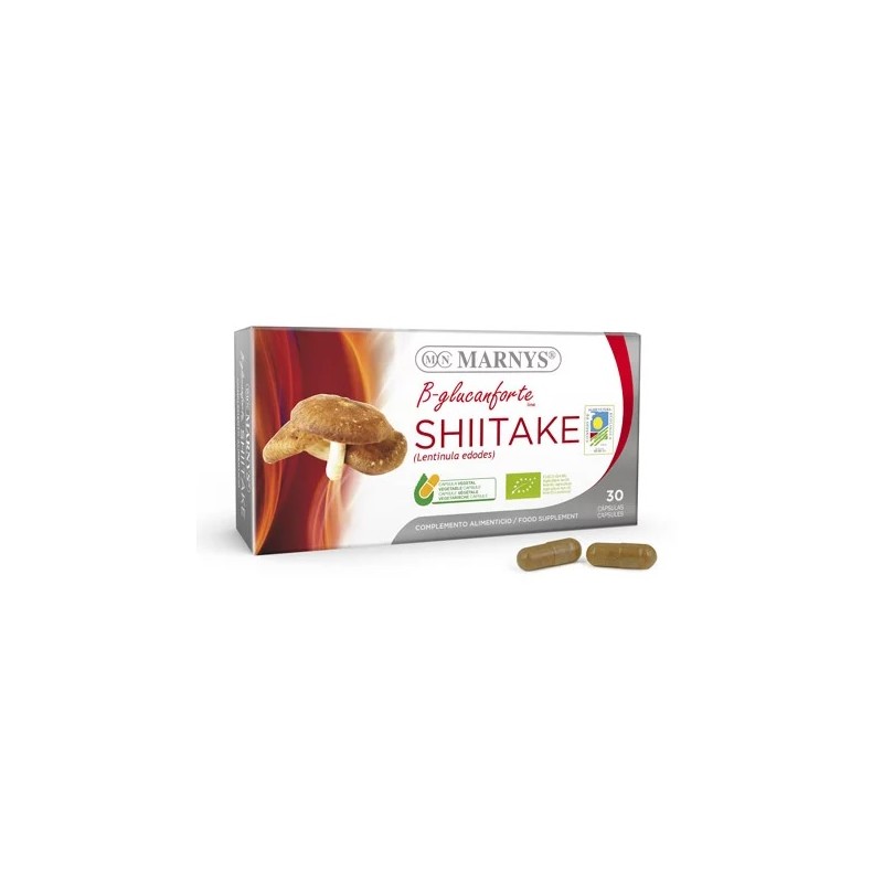 ¡OFERTA! SHIITAKE B-glucanforte 30 CÁPSULAS MARNYS - ¡OFERTA! SHIITAKE B-glucanforte 30 CÁPSULAS MARNYS -