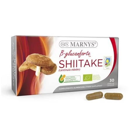 ¡OFERTA! SHIITAKE B-glucanforte 30 CÁPSULAS MARNYS - 