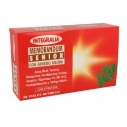 ¡OFERTA -25 %! MEMORANDUM SENIOR CON GINKGO 20 VIALES INTEGRALIA - 