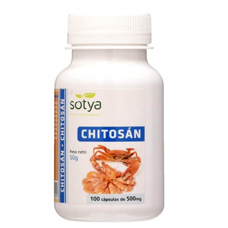 CHITOSÁN 100 CÁPSULAS DE 500 MG SOTYA - 