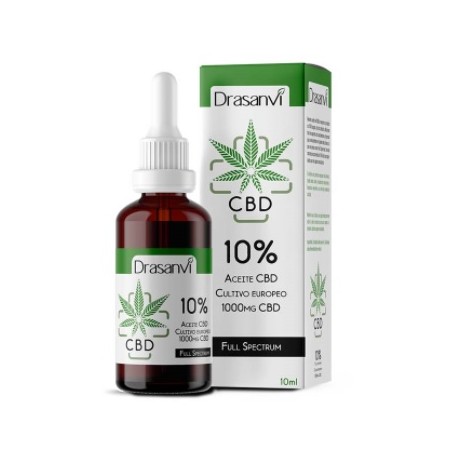 ¡OFERTA! ACEITE CBD 10 % 500 MG CULTIVO EUROPEO 10 ML DRASANVI - 