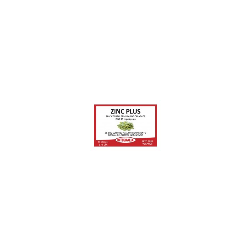 ¡¡OFERTA!! ZINC PLUS 60 CÁPSULAS  INTEGRALIA - 
