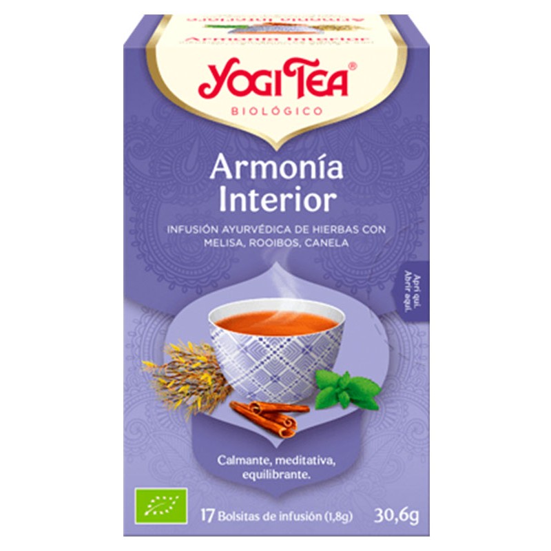 ARMONÍA INTERIOR 17 BOLSITAS YOGI TEA - ARMONÍA INTERIOR 17 BOLSITAS YOGI TEA -