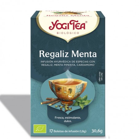 REGALIZ MENTA 17 BOLSITAS YOGITEA - 