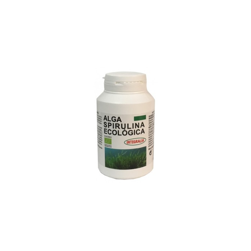 ALGA SPIRULINA ECOLÓGICA 100 CÁPSULAS INTEGRALIA - ALGA SPIRULINA ECOLÓGICA 100 CÁPSULAS INTEGRALIA -