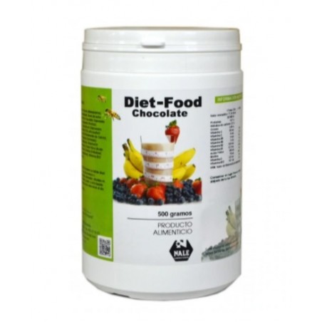 ¡OFERTA! DIET FOOD PROTEÍNA SABOR CHOCOLATE 500 GR NALE - 