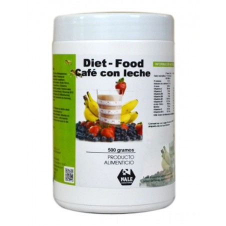 ¡OFERTA! DIET FOOD PROTEÍNA SABOR CAFÉ CON LECHE 500 GR NALE - 
