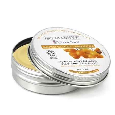 ¡OFERTA! MANTECA BIO DE KARITÉ, ESPINO AMARILLO Y CALÉNDULA 100 GR MARNYS - 