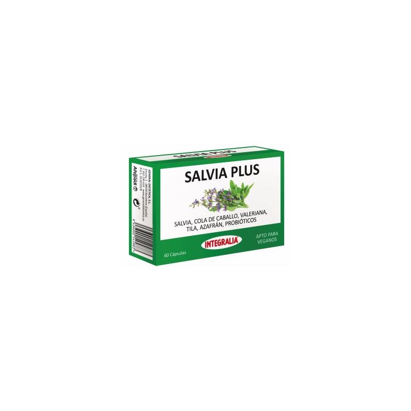 SALVIA PLUS 60 CÁPSULAS INTEGRALIA - SALVIA PLUS 60 CÁPSULAS INTEGRALIA -