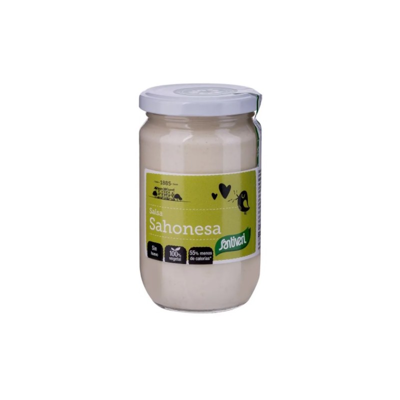 SALSA SAHONESA SIN HUEVO VEGANA 270 GR SANTIVERI - SALSA SAHONESA SIN HUEVO VEGANA 270 GR SANTIVERI -