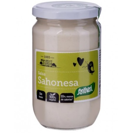 SALSA SAHONESA SIN HUEVO VEGANA 270 GR SANTIVERI - 