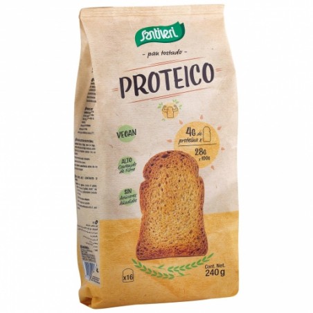 PAN TOSTADO PROTEICO 240 GR (16 TOSTAS) SANTIVERI - 