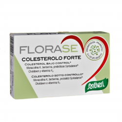 ¡OFERTA! FLORASE COLESTEROLO FORTE 40 CÁPSULAS SANTIVERI - 