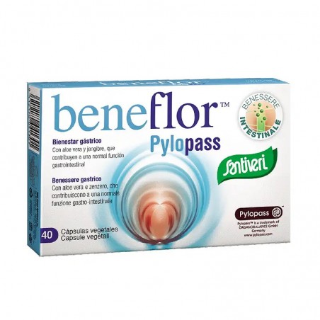 ¡OFERTA! BENEFLOR PYLOPASS 40 CÁPSULAS SANTIVERI - 