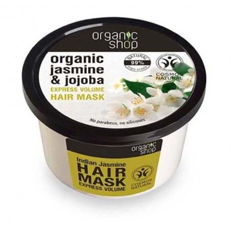 MASCARILLA CAPILAR VOLUMEN JAZMIN INDIA 250 ML ORGANIC SHOP - 
