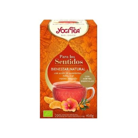 YOGI TEA BIENESTAR NATURAL para los sentidos - 