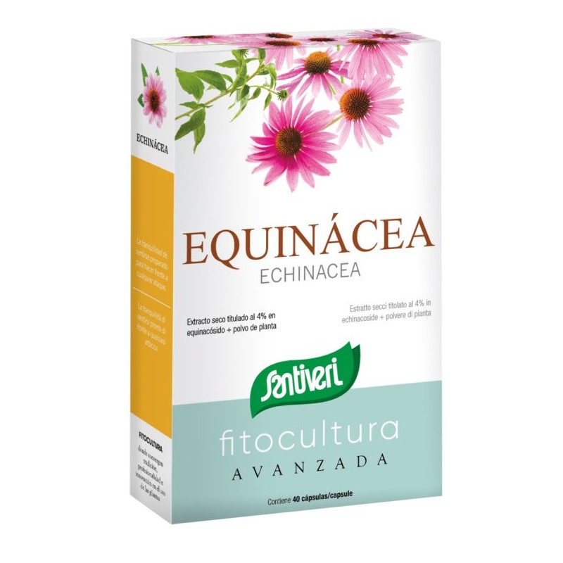 EQUINÁCEA 40 CÁPSULAS SANTIVERI - EQUINÁCEA 40 CÁPSULAS SANTIVERI -