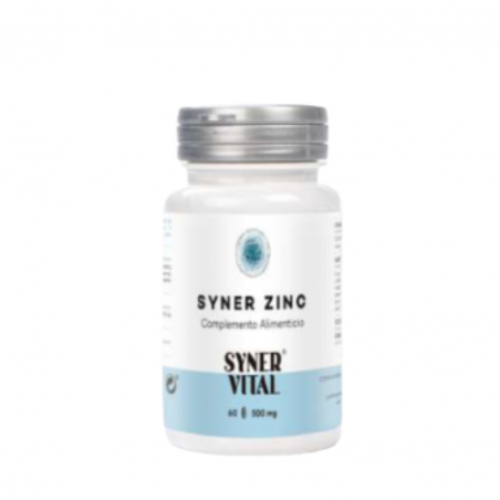 ¡OFERTA! SYNER ZINC 60 CÁPSULAS 600 MG SYNERVITAL - 