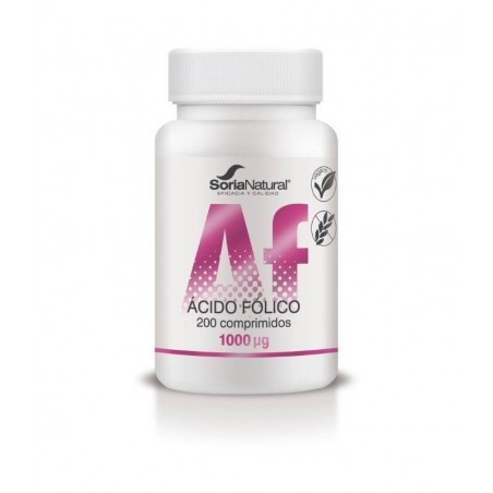 ¡OFERTA! ÁCIDO FÓLICO (B9) 200 COMPRIMIDOS SORIA NATURAL - 