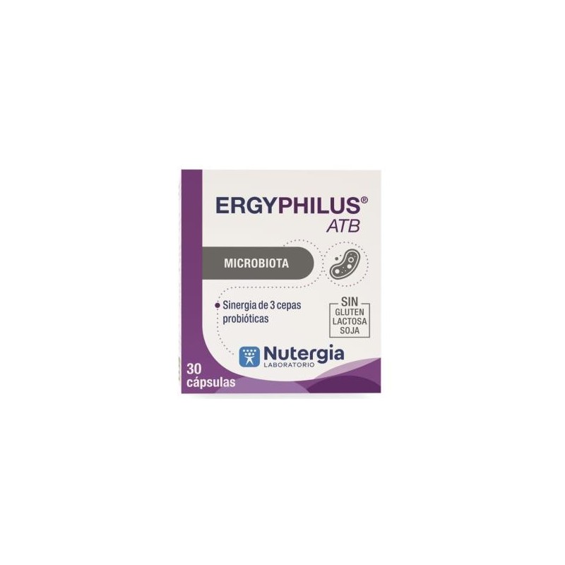 Ergyphilus ATB     microbiota 30 Cápsulas  Nutergia - 