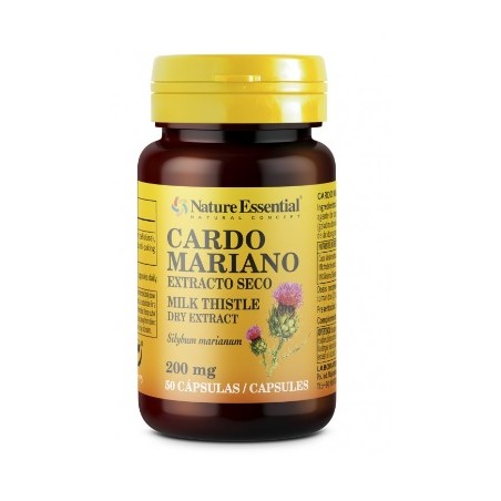 CARDO MARIANO 200 MG 50 CÁPSULAS NATURE ESSENTIAL - 