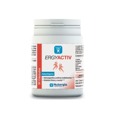 Ergyactiv  30 cápsulas Nutergia - 