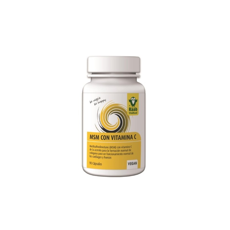 ¡OFERTA! MSM + VITAMINA C 90 CÁPSULAS RAAB - ¡OFERTA! MSM + VITAMINA C 90 CÁPSULAS RAAB -