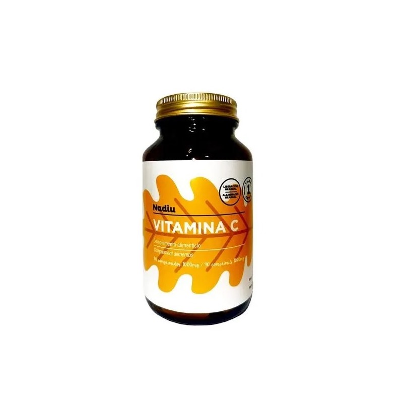 VITAMINA C 90 COMPRIMIDOS 1000 MG NADIU - VITAMINA C 90 COMPRIMIDOS 1000 MG NADIU -