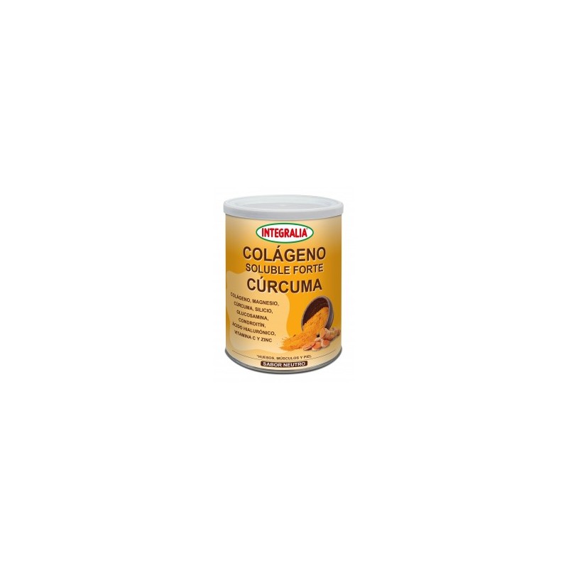 COLÁGENO SOLUBLE FORTE CÚRCUMA SABOR NEUTRO 300 GR INTEGRALIA - COLÁGENO SOLUBLE FORTE CÚRCUMA SABOR NEUTRO 300 GR INTEGRALIA -
