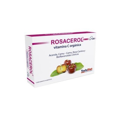 Rosacerol  Vitamina C orgánica   30 Cápsulas TROFODIET - 