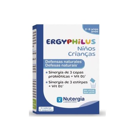 ERGYPHILUS NIÑOS 14 SOBRES  NUTERGIA - 