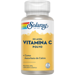 Vitamina  C polvo no Acída  227 GR   solaray - 